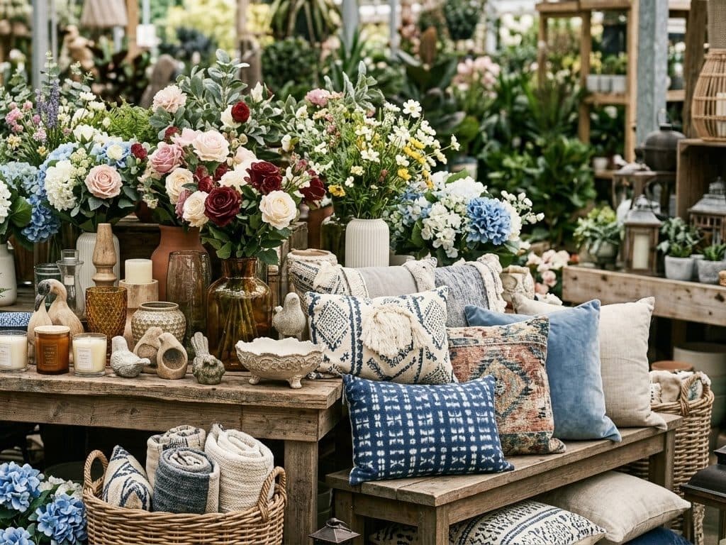 Home decoration & artificial flowers