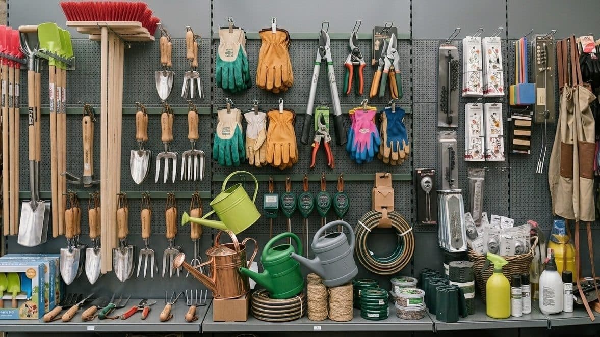 Garden tools and garden supplies