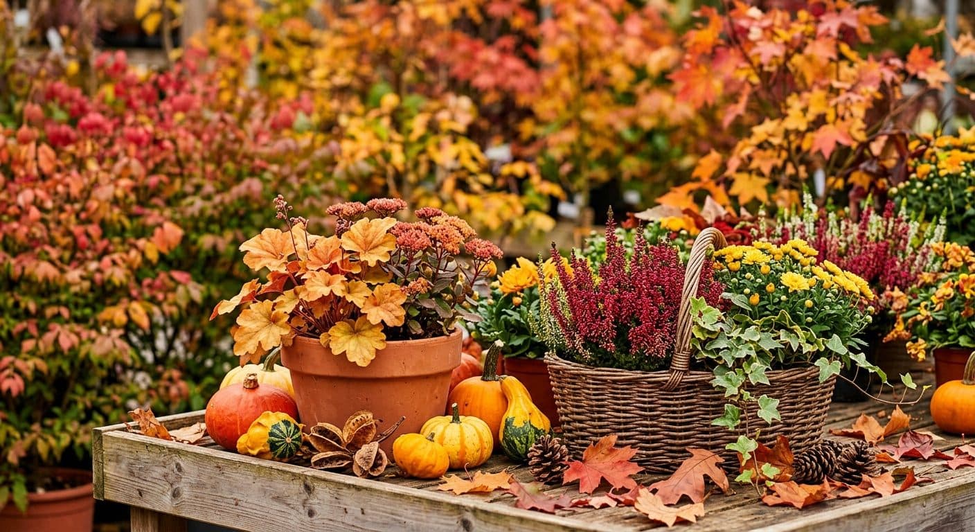 Autumn brings warm tones